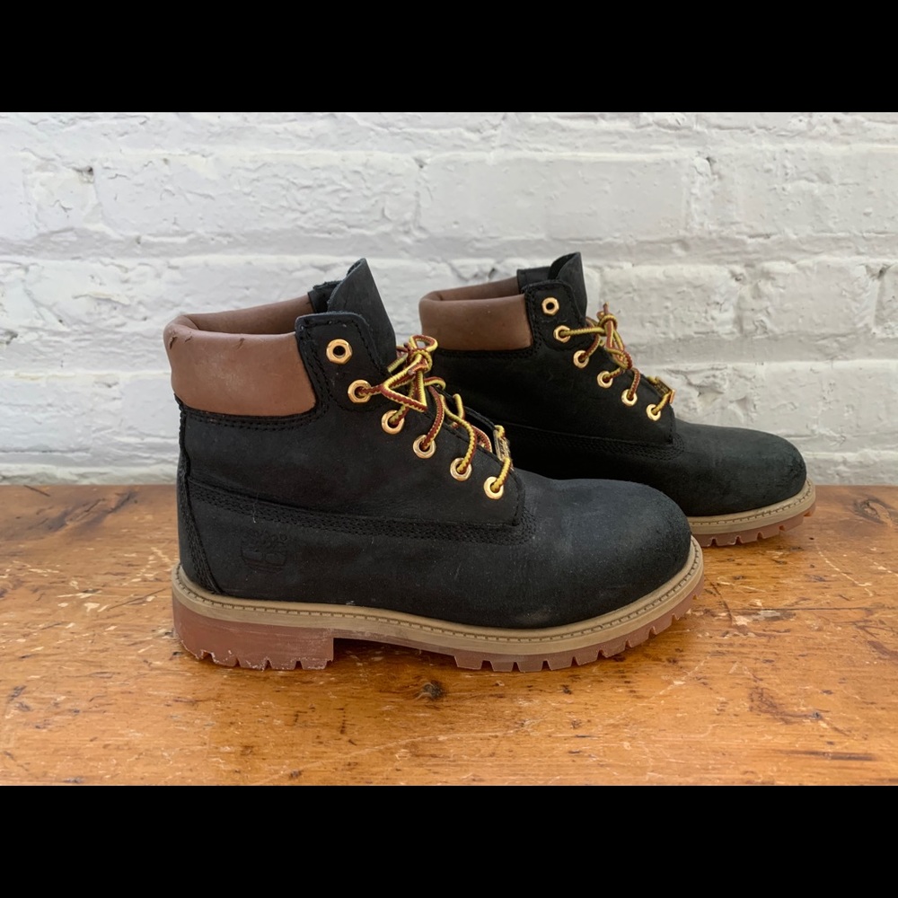 Black Timberland boots